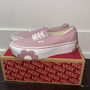 Vans Lilac Floral Shoes - NWT!